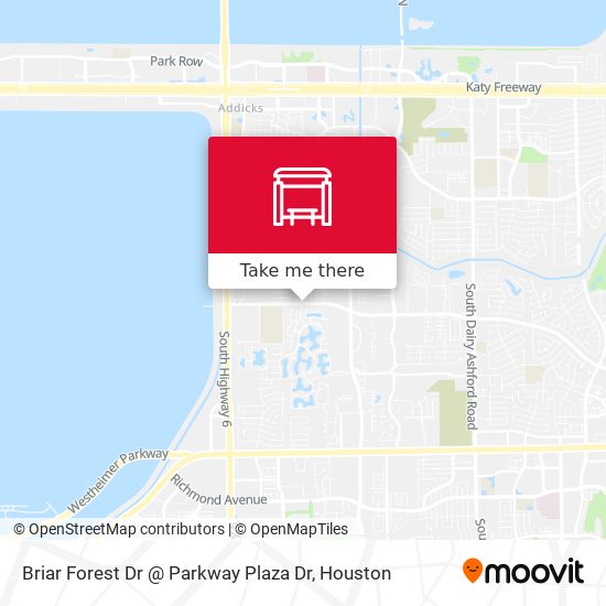 Briar Forest Dr @ Parkway Plaza Dr map