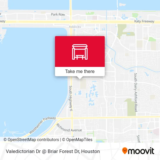 Valedictorian Dr @ Briar Forest Dr map