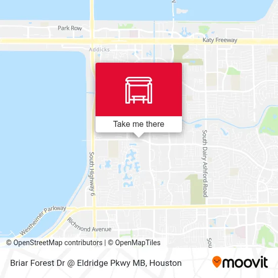 Briar Forest Dr @ Eldridge Pkwy MB map