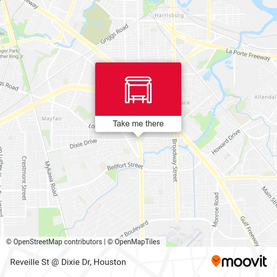 Reveille St @ Dixie Dr map