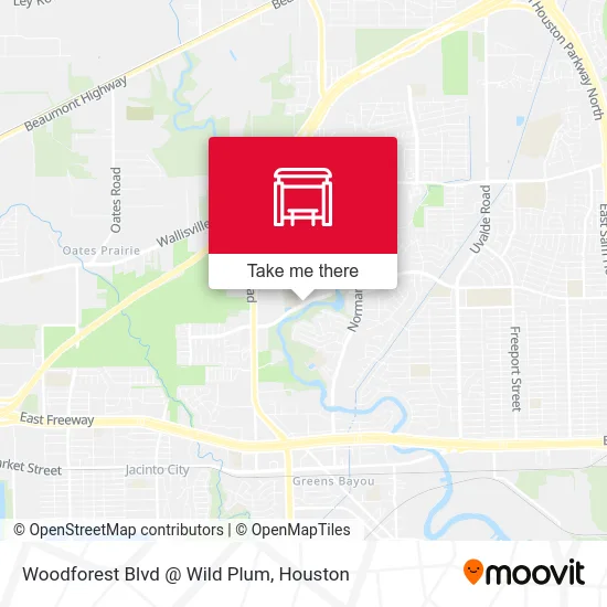 Woodforest Blvd @ Wild Plum map