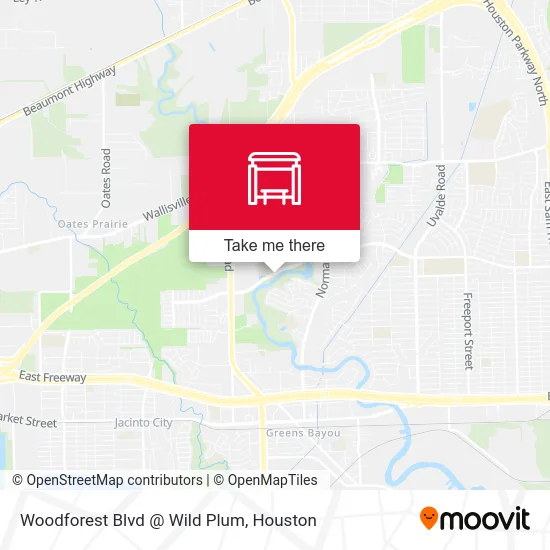 Woodforest Blvd @ Wild Plum map