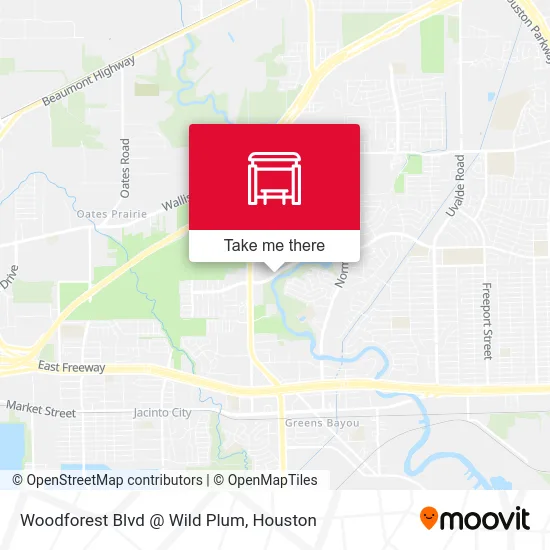 Woodforest Blvd @ Wild Plum map