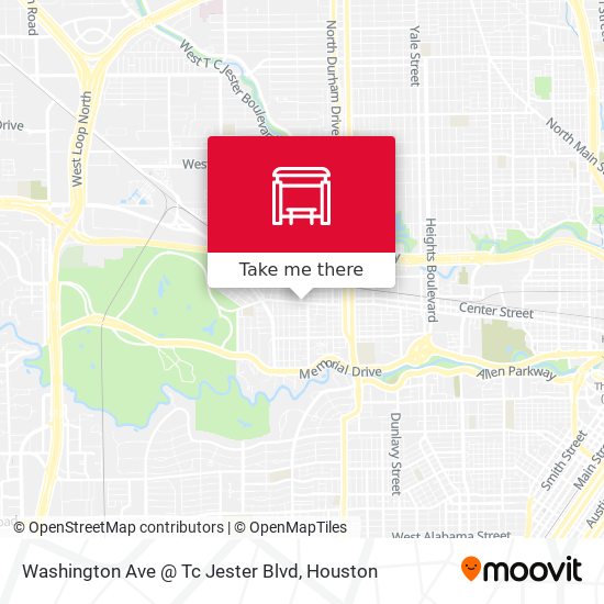 Mapa de Washington Ave @ Tc Jester Blvd