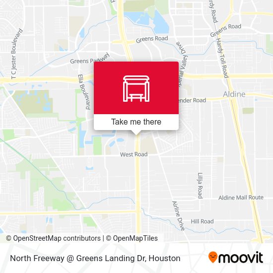 North Freeway   @ Greens Landing Dr map