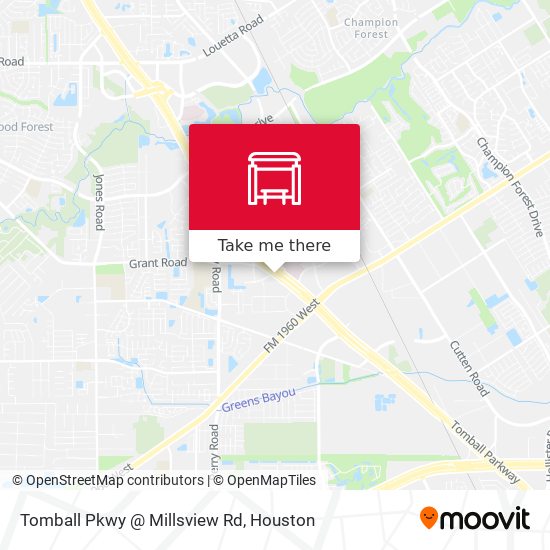 Tomball Pkwy @ Millsview Rd map