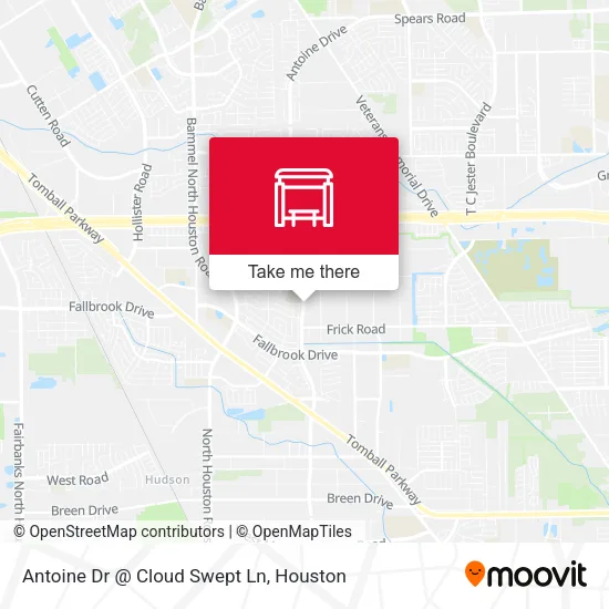 Antoine Dr @ Cloud Swept Ln map