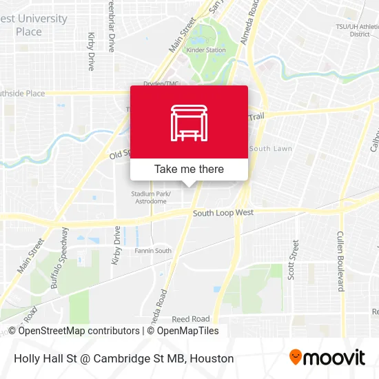 Holly Hall St @ Cambridge St MB map