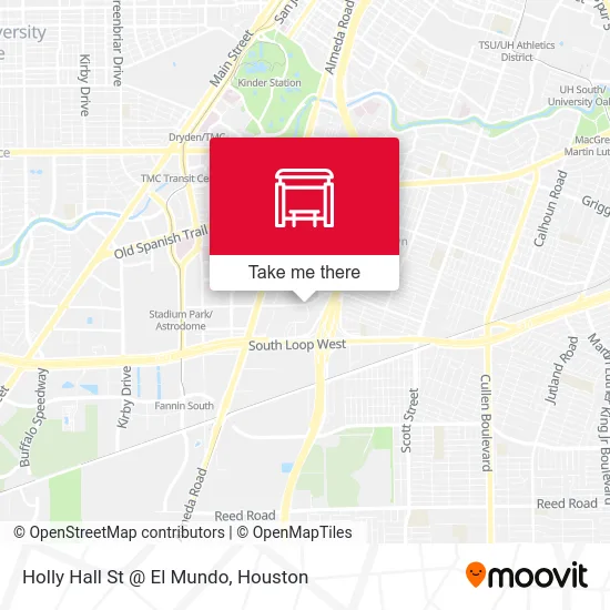 Holly Hall St @ El Mundo map