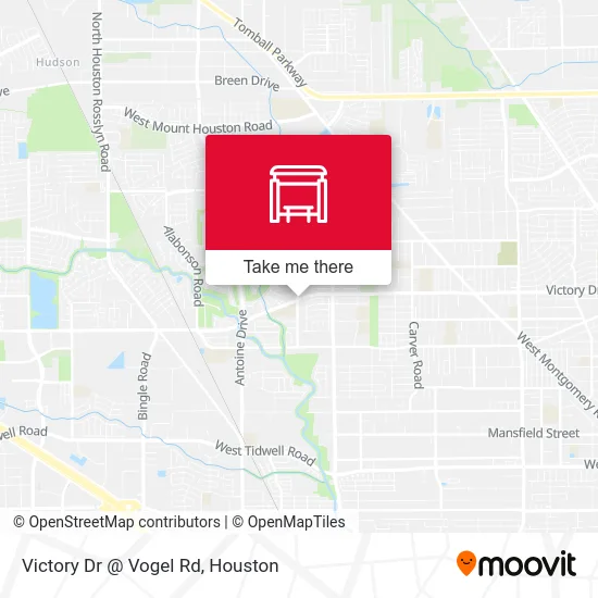 Victory Dr @ Vogel Rd map