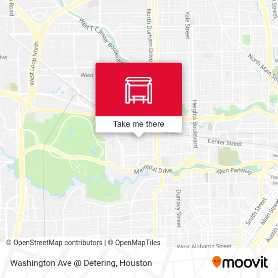 Mapa de Washington Ave @ Detering