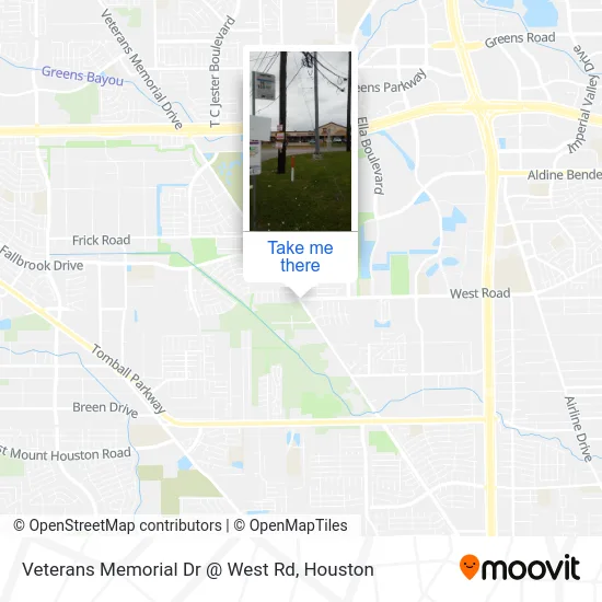 Veterans Memorial Dr @ West Rd map