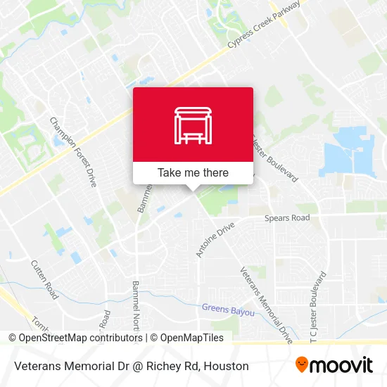 Veterans Memorial Dr @ Richey Rd map
