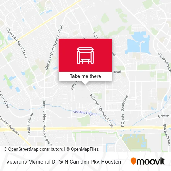 Veterans Memorial Dr @ N Camden Pky map