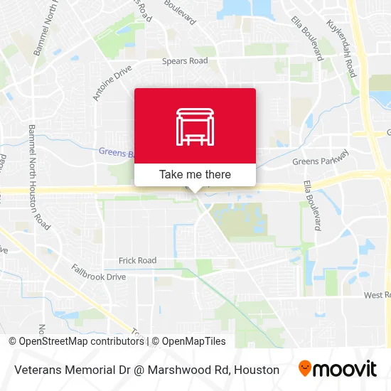 Veterans Memorial Dr @ Marshwood Rd map