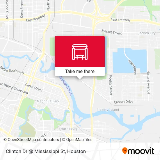 Clinton Dr @ Mississippi St map