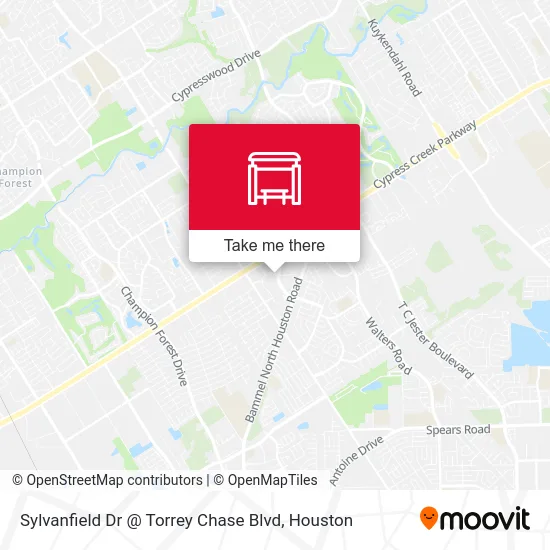 Mapa de Sylvanfield Dr @ Torrey Chase Blvd