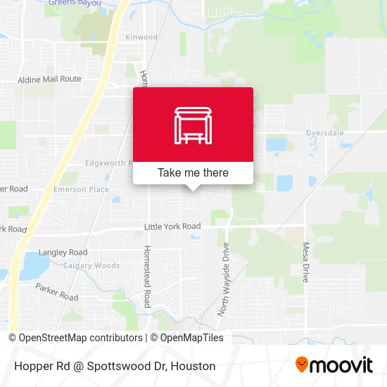 Hopper Rd @ Spottswood Dr map
