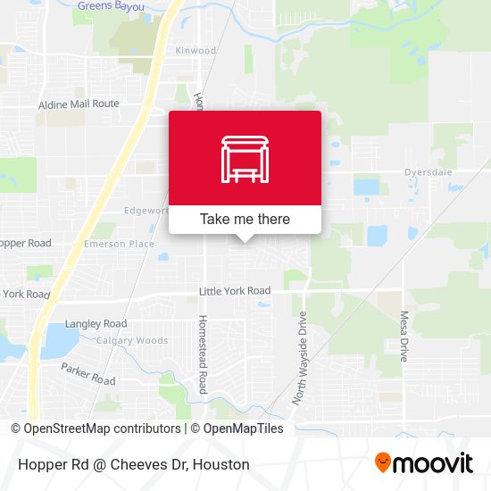 Hopper Rd @ Cheeves Dr map