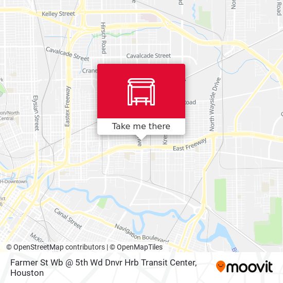 Mapa de Farmer St Wb @ 5th Wd Dnvr Hrb Transit Center