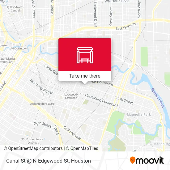 Canal St @ N Edgewood St map