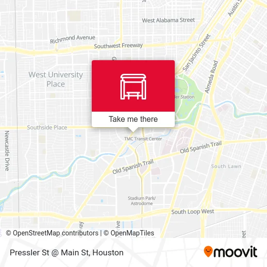 Mapa de Pressler St @ Main St