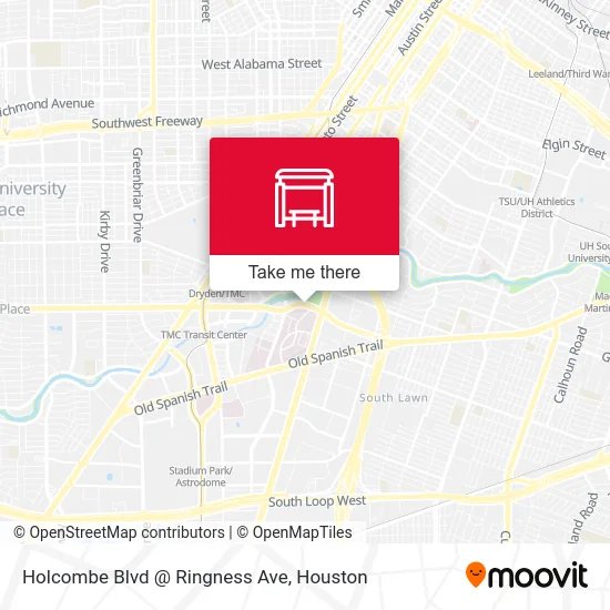 Mapa de Holcombe Blvd @ Ringness Ave