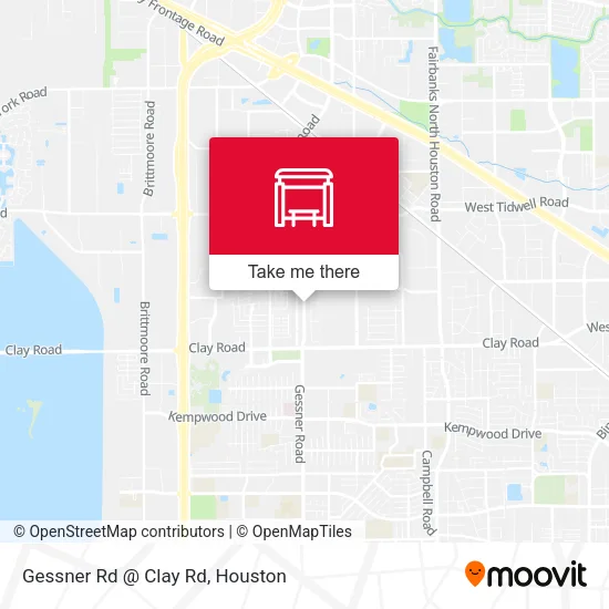 Gessner Rd @ Clay Rd map
