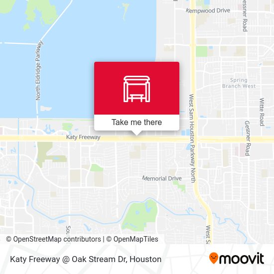 Katy Freeway @ Oak Stream Dr map