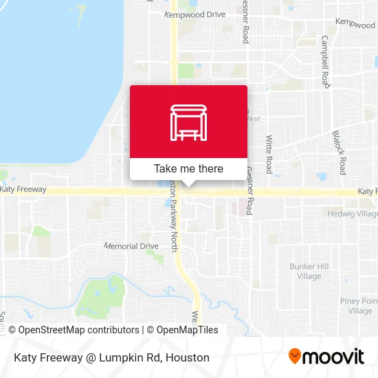 Mapa de Katy Freeway @ Lumpkin Rd