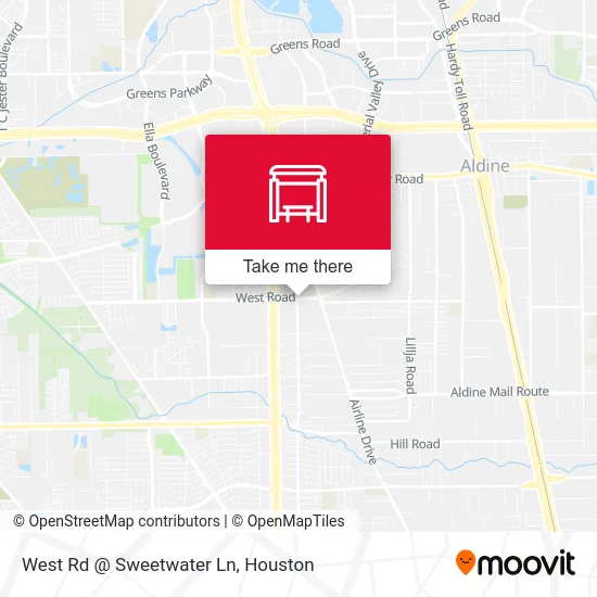 Mapa de West Rd @ Sweetwater Ln