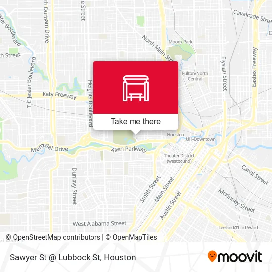Sawyer St @ Lubbock St map