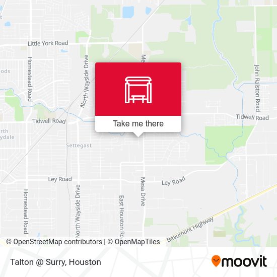 Talton   @ Surry map
