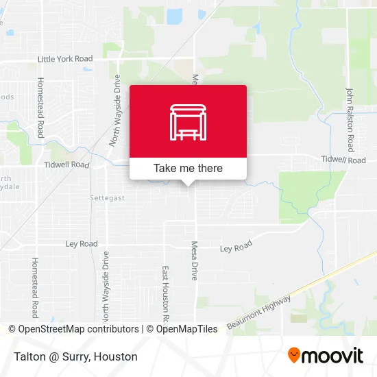Talton   @ Surry map