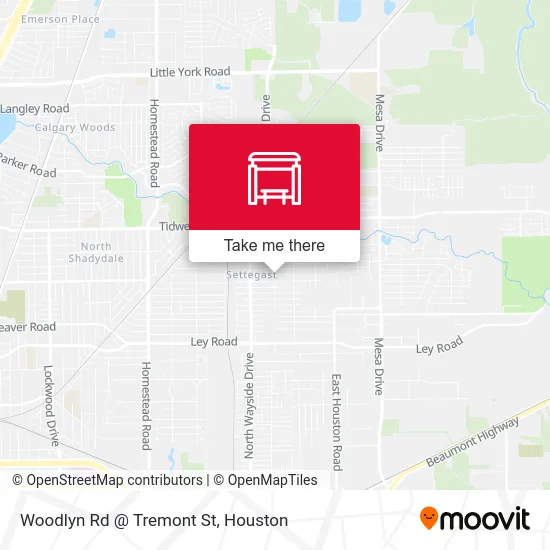 Woodlyn Rd @ Tremont St map
