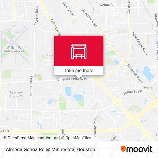 Mapa de Almeda Genoa Rd @ Minnesota