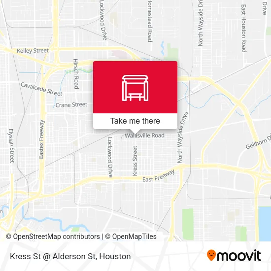 Mapa de Kress St @ Alderson St