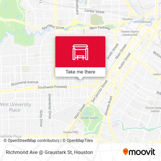 Richmond Ave @ Graustark St map