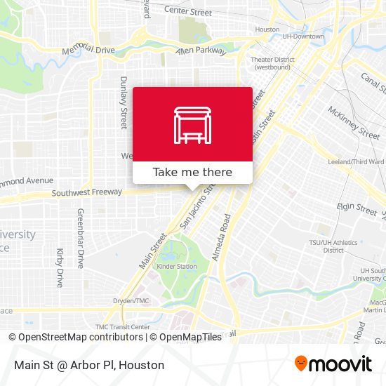 Main St @ Arbor Pl map