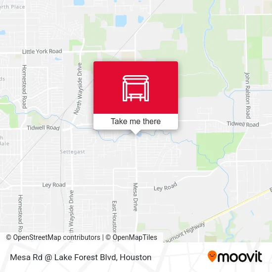 Mapa de Mesa Rd @ Lake Forest Blvd