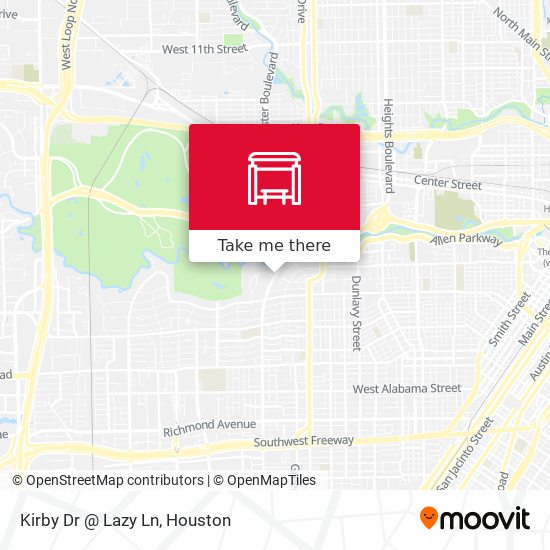 Kirby Dr @ Lazy Ln map
