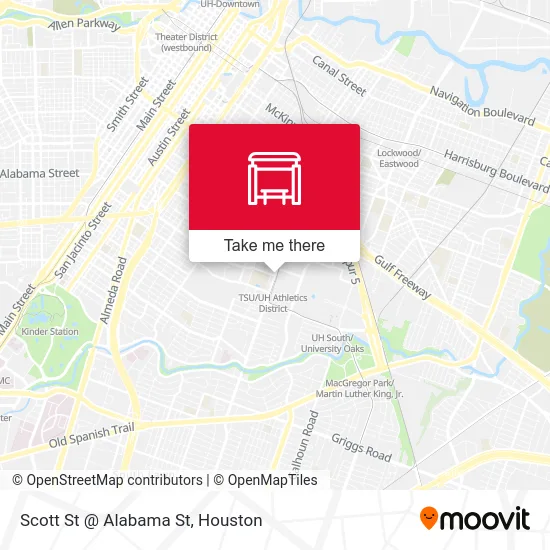 Mapa de Scott St @ Alabama St