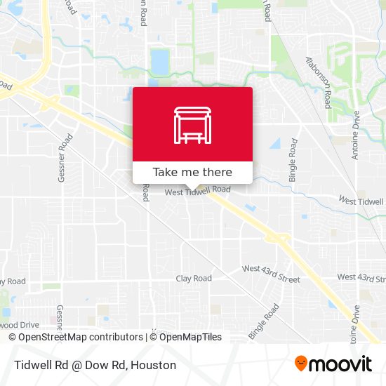 Tidwell Rd @ Dow Rd map