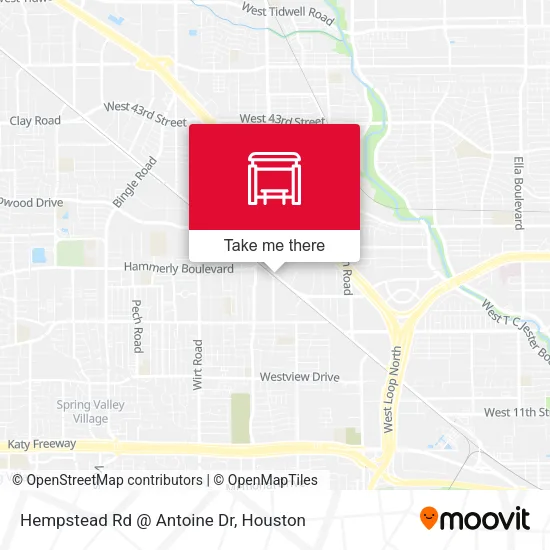 Hempstead Rd @ Antoine Dr map
