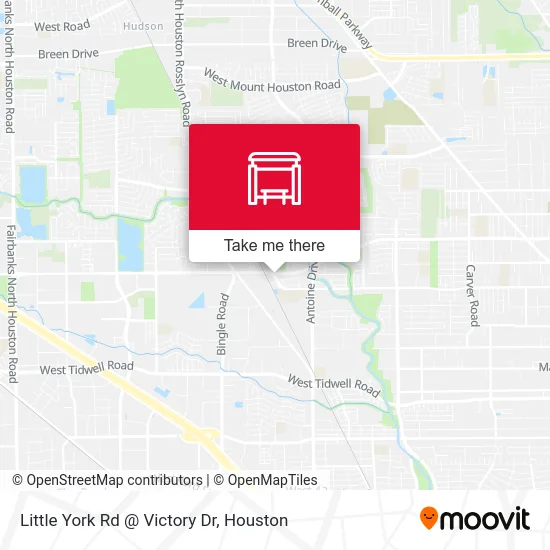 Little York Rd @ Victory Dr map
