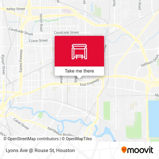 Lyons Ave @ Rouse St map