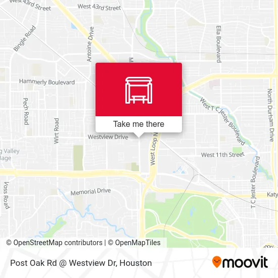 Mapa de Post Oak Rd @ Westview Dr