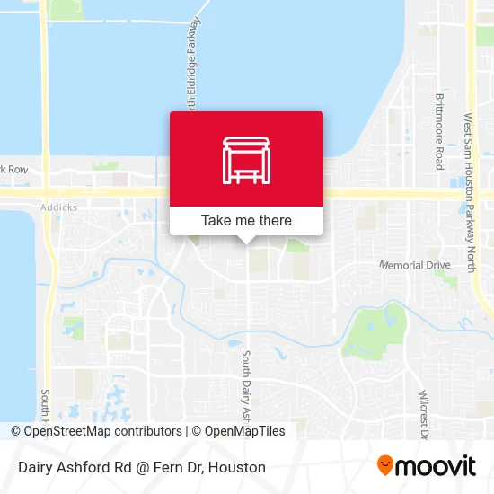 Dairy Ashford Rd @ Fern Dr map