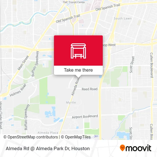 Mapa de Almeda Rd @ Almeda Park Dr