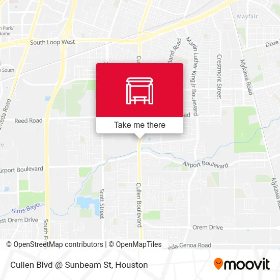 Cullen Blvd @ Sunbeam St map